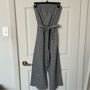 Ripe Grey Belted Jumpsuit